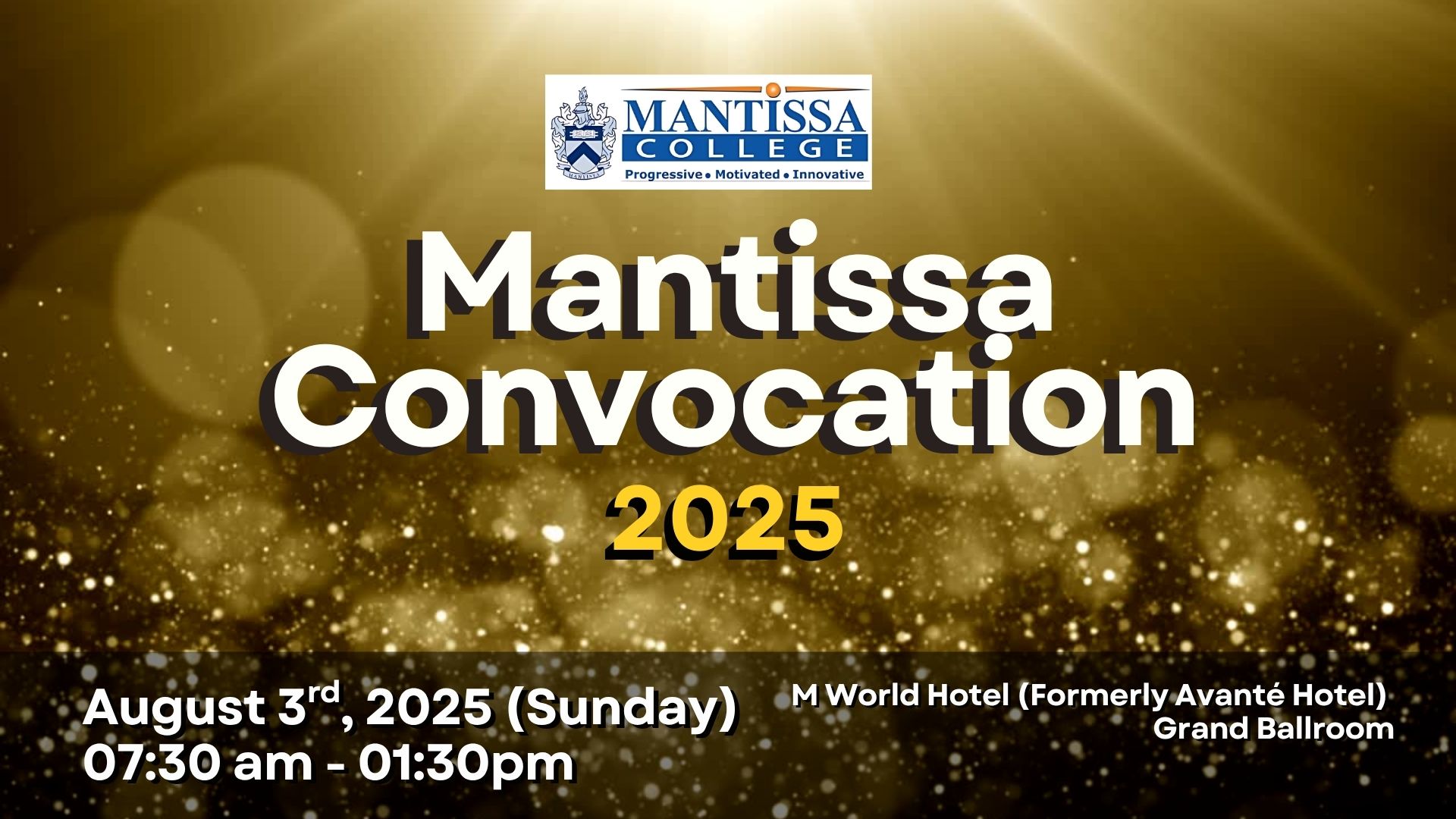 Mantissa Convocation 2025
